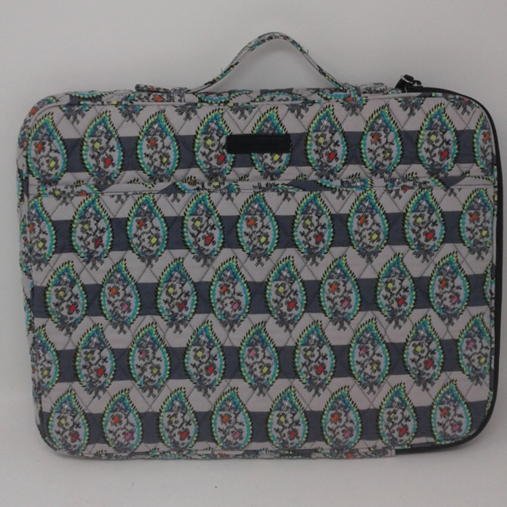 Vera Bradley laptop/tablet sleeve Paisley Stripe